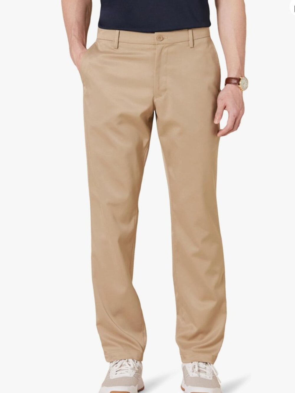 Men's Athletic-Fit Stretch Golf Pants 42W  32L